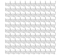 Niceminiwall 100pcs 0.6mm/0.8mm Stainless Steel Hot Staples for Plastic Welding and Car Bumper Repair, Compatible with Hot Stapler Welder Kits for Nylon, PVC, ABS and(A)