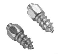 Niceminiwall 100pcs 9mm Screw-in Tire Studs Steel Snow Spikes Anti-Slip Ice Studs for Car Truck for ATV Motorcycle Winter Tyre Traction Accessories, for Easy Install and Reusable