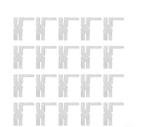 Niceminiwall 100pcs Nickel Plated Steel Welding Sheets for Spot Welder, 25x18mm Battery Pack Connector Strips with High Purity Nickel, Good Ductility and Low Resistivity