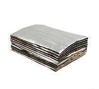 Niceminiwall 10pcs Car Sound Deadening Mat 250mm x 180mm×5mm,Butyl Self-Adhesive Damping Sound Insulation Foam,Van Insulation and Soundproofing