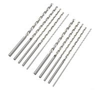 Niceminiwall 10Pcs Extra Long for HSS High Speed Steel Drill Bit Set 150mm for Wood, Aluminum and Plastic with 2mm, 3mm, 3.5mm, 4mm and 5mm Sizes