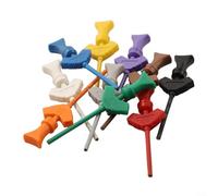 Niceminiwall 10PCS for for IC Test Hook Clip 10 Colors Mini Grabbers for Logic Analyzer