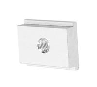 Niceminiwall 10pcs M6 T-Track Sliding Nut T Slot Slider for Woodworking Tool Fastener, Aluminum Silver Color, Compatible with 30/45 Type T-Slot Aluminum Extrusions