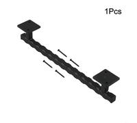 Niceminiwall 12 Inch Rustic Barn Door Handle, Black Iron Pull Large Industrial Hardware for Sliding Doors Garage Workshop Storage Room
