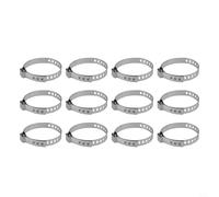 Niceminiwall 12pcs Adjustable Stainless Steel for CV Joint Boot Clamp Set for Car and Truck Drive Shaft Axle Joint Replacement, 25-50mm and 50-120mm Diameters, Lasting (S)