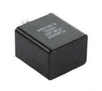 Niceminiwall 12V 2 Pin Motorcycle LED Flasher For Relay for Turn Signal Indicators with Overload and Reverse Polarity Protection Automatic Short Circuit Fix