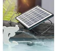 Niceminiwall 12V Solar Water for Outdoor Use Submersible 240 L/H with 6W/10W Panel For Ponds Fountains Fish Tanks and Aquariums(6W-without switch)