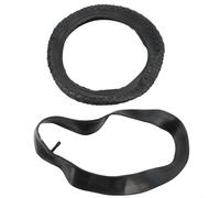 Niceminiwall 16 Inch Tire and Inner Tube Set, 16x1.75/16x2.4 Rubber Outer Tyre with AV Valve, Puncture Resistant, Wear Resistant (16x2.125 outer tire+inner tube)