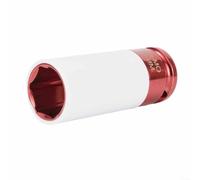 Niceminiwall 17mm 19mm 21mm Colorful Wheel Protector Socket Set with Nylon Sleeves, /2-Inch Drive Deep Wall Lug Nut Sleeve Wrenches for for Car Tire and Alloy Wheel(21mm)