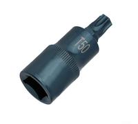 Niceminiwall /2 Inch for Torx Socket Bit Adapter Tool with for T30-T70 Sizes for Ratchet Wrenches, Made of Alloy Steel with Heat Treatment and Blue Finish for Professional Use in(T50)