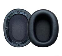 Niceminiwall 2-Pack Leather Replacement Ear Pads For Stax for SPIRIT S3 Headphones, Soft Lambskin Cushions With Snap Clips, Lightweight Skin-Friendly Black Accessories