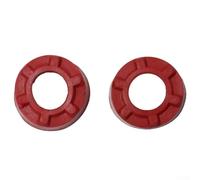 Niceminiwall 2 Pcs Bearing Rubber Sleeves for GBH2-26 Rotary Hammer Drill, Lasting Red Rubber Replacement Bearing Sleeve Parts for Hammer Power Tools, Outer