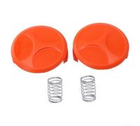 Niceminiwall 2 Pcs Spool Cover 385022-03N Lawn Mower Spool Cover Trimmer Spool Cover Cap Compatible with for Black & Decker BESTA530 GH400 GL4525 GL5028 GLC120 Lawn Mowers
