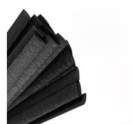 Niceminiwall 20Pcs Plastic Welding Rods 8-3/4 x 3/8 Inch Black Modified PE for Thermoplastic Repairs Compatible with TPO TEO PP Suitable for Car Bumper Canoe Toy
