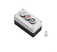 Niceminiwall 22mm Push Button Switch Control Box with Waterproof and Dustproof Enclosure, 10A 440V Self-Resetting/Self-Locking Momentary Reset Switch for Alternative(3)