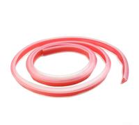 Niceminiwall 2m Bendable Silicone Waterstop Strip Waterproof Kitchen Countertop Retaining Barrier Splash Guard for for Sink Edge and Shower Threshold, Flexible TPE Seal to(Transparent)