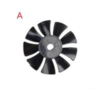 Niceminiwall 2pc Air Compressor Fan Blade for 550W/750W Oil- Air Motor Cooling Fan, Black