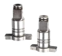 Niceminiwall 2pcs 18V Electric Brushless Wrench Shaft Accessories Single and Dual Use for Power Tools with Spring Loaded Ball Bearing Head and Case,