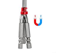 Niceminiwall 2Pcs Magnetic Screwdriver Bits with 1/4 Inch Hex Shank for Power Drills and Cordless Drills, Drywall Installation Tools