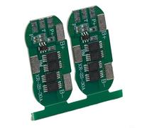 Niceminiwall 2S 7.4V 6A/10A Li-ion Battery Protection Board PCM PCB with 15A/30A Peak Current for Power Bank Cell Charging, Common Port Design and Low Power(2PCS 10A)