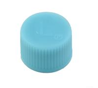 Niceminiwall 2x High and Low Pressure AC Valve with Rubber Seals, Blue Plastic Air Conditioning Service Replacement Kit Compatible with for Most Cars Using R134a or R12
