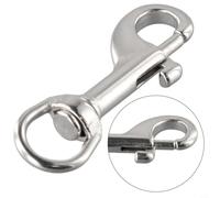 Niceminiwall 316 Stainless Steel Scuba Diving Dual End Bolt Snap Hook with Swivel Buckle Carabiner, Quick Connect Clip for for Accessories, Buoy Attachment, Regulator or(70mm)