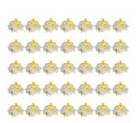 Niceminiwall 35PCS FOR G-PRO 3-pin Linear Mechanical Keyboard Switch Pre-lubricated Switch(Yellow)