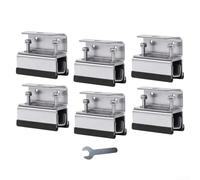 Niceminiwall 4/6 Pcs Stainless Steel Van Roof Rack Mounting Brackets Kit for Solar Panel Installation RV Motorhome for PROMASTER for DUCATO for Jumper(6PCS)