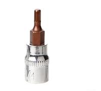 Niceminiwall /4 Inch Drive Hex Bit Socket Set with H3 H4 H5 H6 H7 H8 Sizes, Chrome Vanadium Steel Construction for Professional Tools and Home Workshop Use(H3)