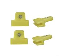 Niceminiwall 4 Pcs Car Door Glass Channel Retainer Clips - Lasting Plastic Auto Glass Support Holders for Cars, Trucks and Vans, Direct Replacement Usual Fitment, 6 mm