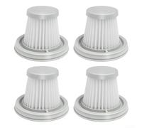 Niceminiwall 4 Pcs Replacement HEPA Filters Filter for Fanttik Slim V8 Apex,Slim V8 Mate,V8 Apex,V8 Mate Slim V10 Mate Cordless Car Vacuum Cleaner Parts
