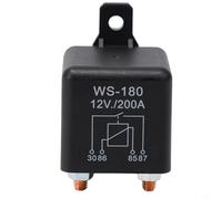 Niceminiwall 4 Pin 200A 12V Dual Battery Isolator for Relay Switch for Car Power Control, Heavy Duty Sealed Automotive Battery Disconnect with On/Off Function for Vintage