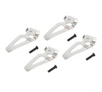 Niceminiwall 4pc Belt Clip Hook Set 42-70-0490 12V Metal Silver Clips with Screws for Hex Screwdriver Drill Driver Tools Workshop Equipment