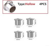 Niceminiwall 4pcs Wood Dowel Centre Point Set 6/8/10/12mm Steel Timber Marker Pins for Accurate Hole Positioning and Tenon Joint Alignment, Dowel Centers for(Hollow 12mm)