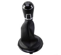 Niceminiwall 5 Speed Manual Shift Knob Cover in Black ABS and Leather GOL G5 G6 Saveiro 2009-2016 - Installation Package(SKU)