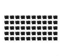 Niceminiwall 50 Pcs Solar Panel Cable Clips PA66 Plastic Insulated PV Wire Holders for for 6-6.5mm Cables, Fits 1.0-3.2mm Brackets, Outdoor UV Heat Cold Resistant Mounting