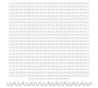 Niceminiwall 500Pcs 0.8mm Plastic Welding Wave Hot Staples Stapler for Car Bumper and Automotive Plastic Repair Kit with Stainless Steel Pre-Cut Fasteners