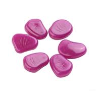 Niceminiwall 50PCS Glowing Pebbles Stones, Glow In The Dark Pebbles Luminous-Stones for Home Decor, Walkaway, Aquarium, Garden, Patio, Fish Tank(Purple)
