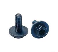 Niceminiwall 5882 Reverse Thread Screw 6mm Steel with Pressure Plate for Electric Circular Saw Cutting Machine, High Concentricity, Durable and Wear Resistant, 2 Pack(0)