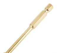 Niceminiwall 5pcs 6mm for TIN Coated Carbide Drill Bits for Ceramic Tile Marble Glass with Hex Shank, 4 Cutting Edges