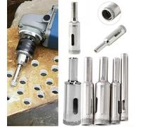 Niceminiwall 5PCS Drill Bit Set 6-14mm for Glass Ceramic Tile Marble Granite Cutting Tools