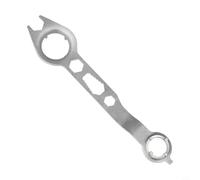 Niceminiwall 6 in 1 Multi-Functional Angle Grinder Wrench with Four Claw Disassembly Design and Five Socket Sizes for Power Tools, Made of 3mm Steel with(B)