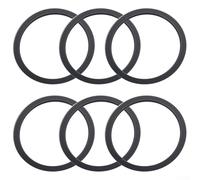 Niceminiwall 6 Pack Water Bottle Gasket Replacement Seals, Silicone Lid O-Rings for Owala FreeSip 19oz 24oz 25oz 32oz 40oz Cups, Leak-Proof Heat-Resistant Reusable Rings(Gray)