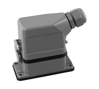 Niceminiwall 6 Pin Industrial Power Connector Heavy Duty Rectangular Socket Terminal Block IP65 Protection Crimping Type Electrical Interface(6 core lateral line)