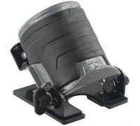 Niceminiwall 65mm Router Tilt Base for Laminate Trimming, Adjustable Angle -30° to +45° Aluminum Alloy Attachment, Non-Slip Handle, Compatible with RT0700C, DRT50, 3709,