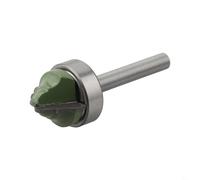 Niceminiwall 6mm Shank Double Roman Ogee Edging Router Bit with Bearing, Carbide Wood Line for Softwood, Hardwood and Composite Milling, Carpentry Router(b)