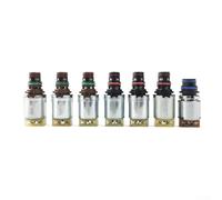 Niceminiwall 6R80 Automatic Transmission Solenoid Valve 7-Piece Set for Kuga Fusion Explorer for Raptor for Mercury Milan for Mariner and for Tribute Models 2.0L 2.3L 2.5L V6