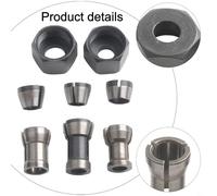 Niceminiwall 8pcs 6mm/6.35mm/8mm Collet Chuck Adapter for Engraving Trimming Machine and Electric Router(8PCS)