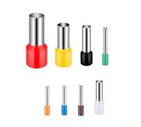 Niceminiwall 8pcs Stainless Steel Round Clay Cutters Set with Plastic Handles for Pottery and Earring Making, 1-10.3mm Hole Sizes, Concave Molding Design