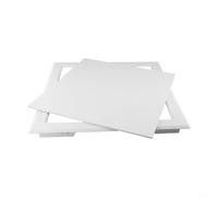 Niceminiwall ABS Ceiling Access Panel for for Quick Access to Pipes or Wires, White Inspection Door with Seamless Design and Push-to-Open Mechanism, 250x250mm to 400x400mm for(400 * 400mm)